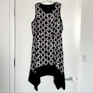Donna Karen 🔥 NWOT Dress Handkerchief Bottom, 16